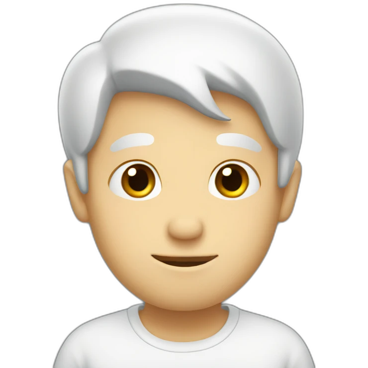 shy white guy emoji