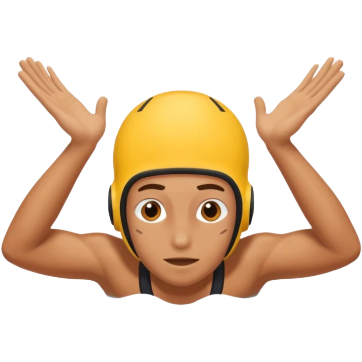Diving head first  emoji