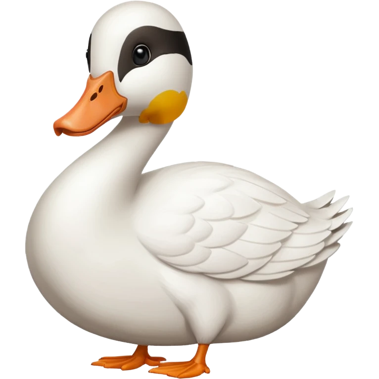 white big goose emoji