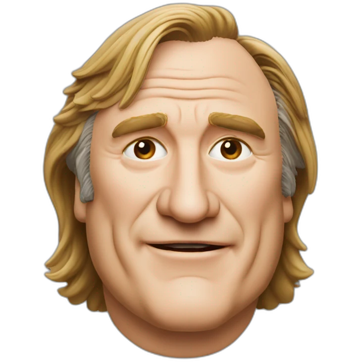 Gérard Depardieu vin rouge  emoji
