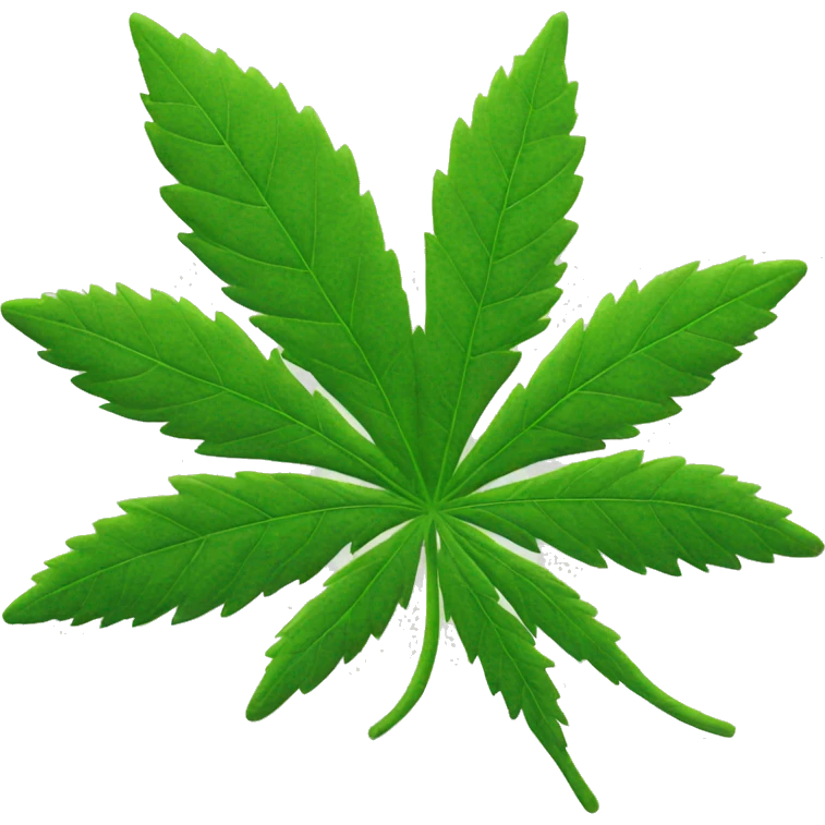 Weed leaf emoji