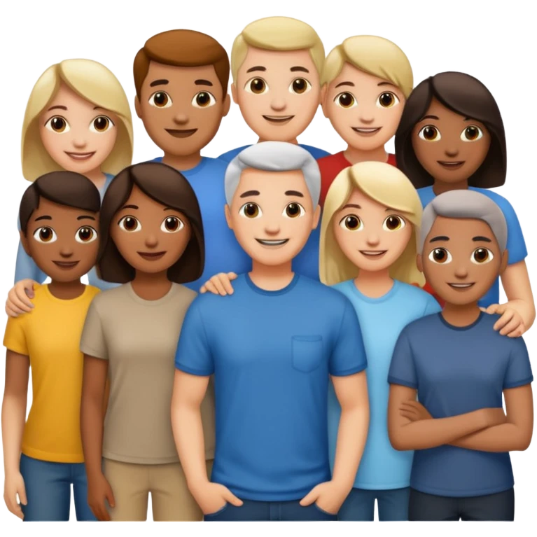 Less economically and symbolically important persons emoji