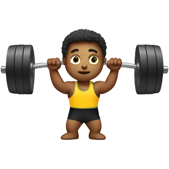 weight lifting  emoji