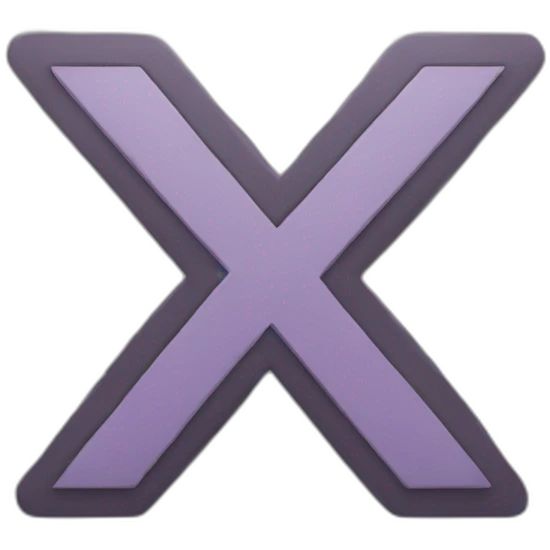 X logo emoji