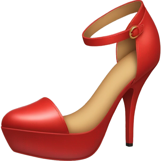 Red high heels  emoji