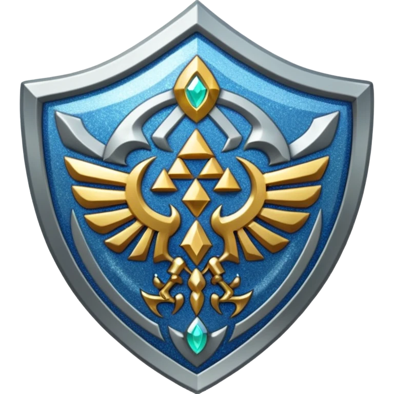 glitter shield Hylian emoji