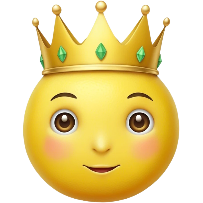 Lemon with a crown emoji