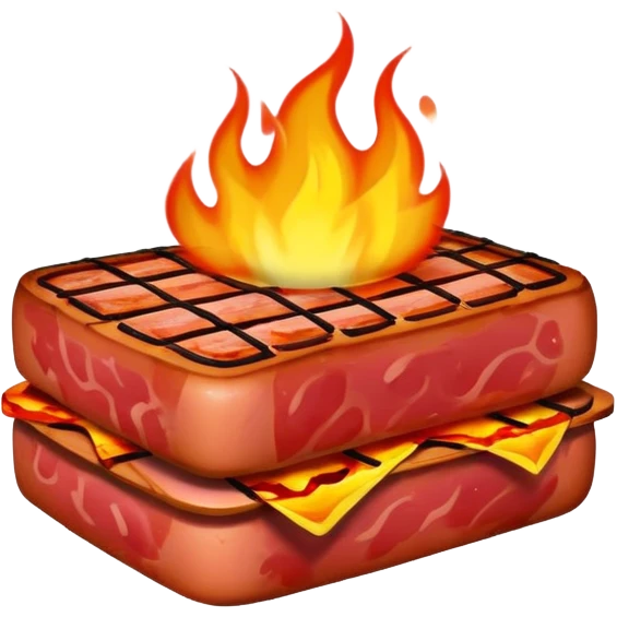 SPAM MEAT fire EMOJI emoji