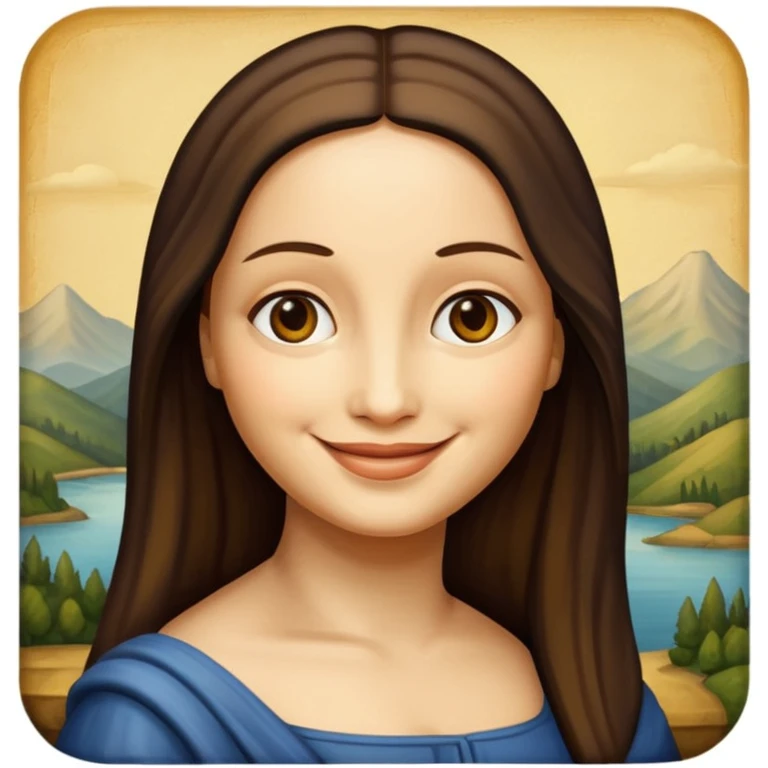 monalisa painting emoji