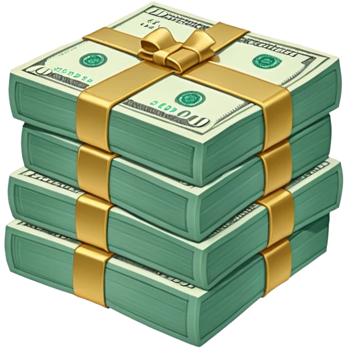 Teal $1 million dollars emoji