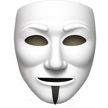 Anonymous mask emoji
