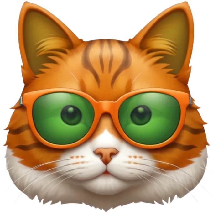 Cat wearing sunglasses emoji