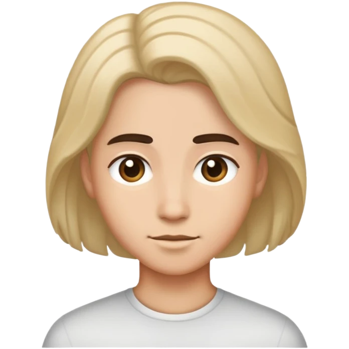 kumral saç emoji