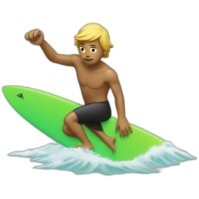 surfer coding emoji