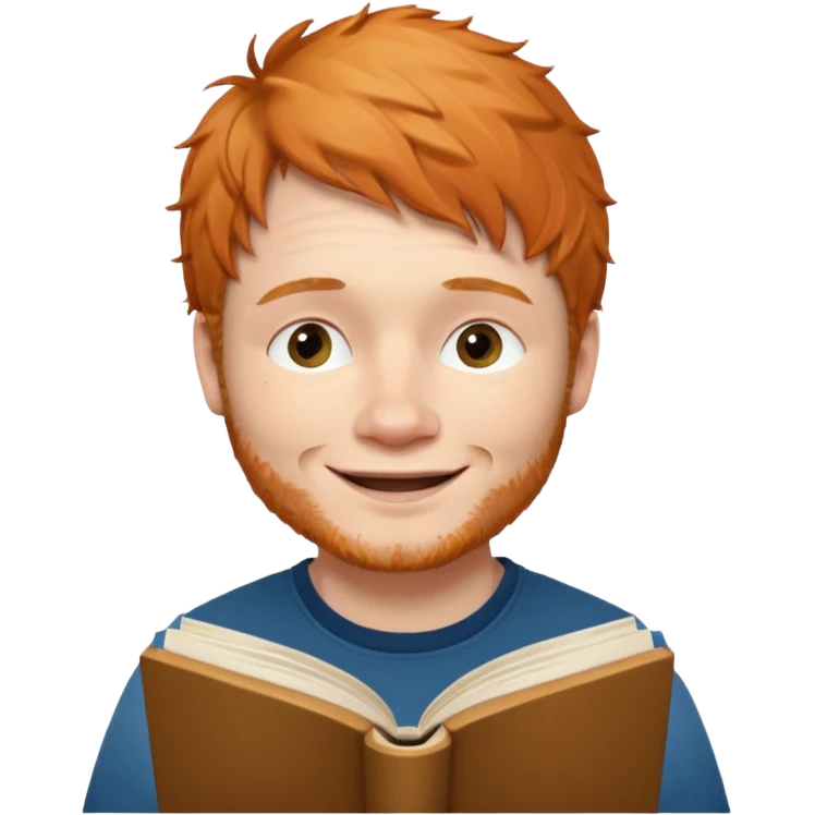 ed sheran read book emoji
