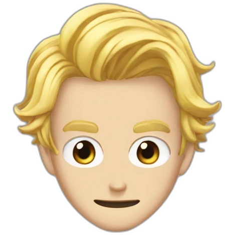 Vinsmoke sanji with curly eyebrows emoji