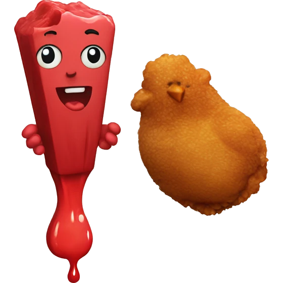 Koolaid and friedchicken emoji