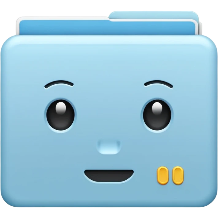 Lofi Banck account pale blue, icon emoji