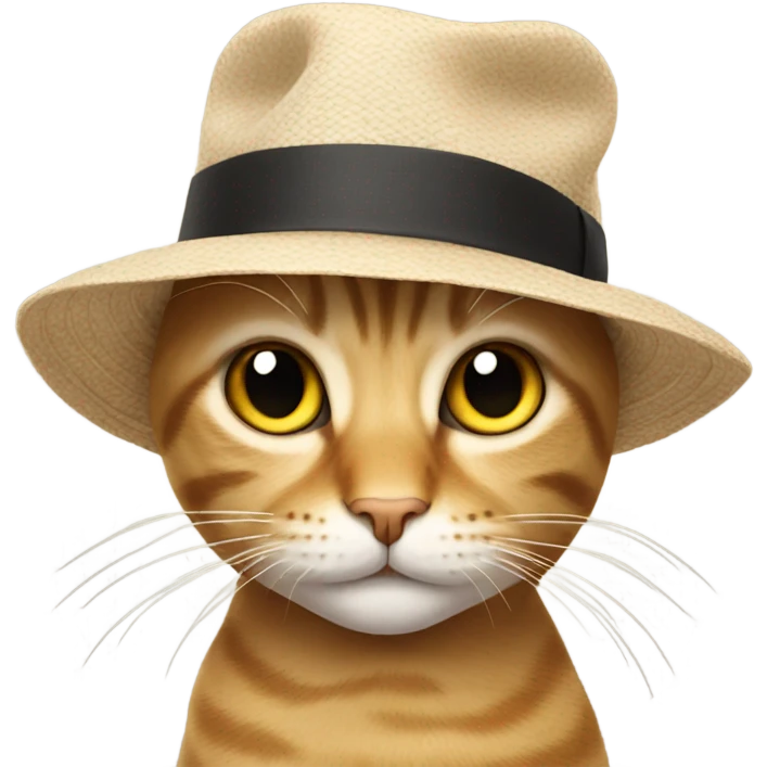 Cat wearing hat emoji