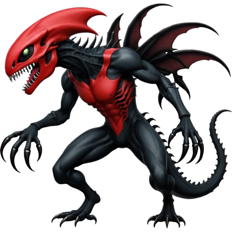  Venom-Yveltal-Darkrai-Xenomorph-hybrid-fantasy-creature (full body) emoji