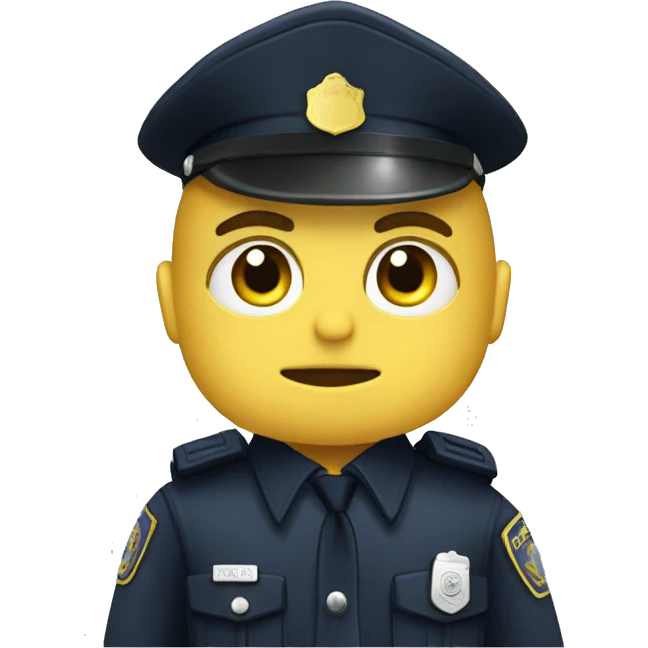 Buho policia  emoji