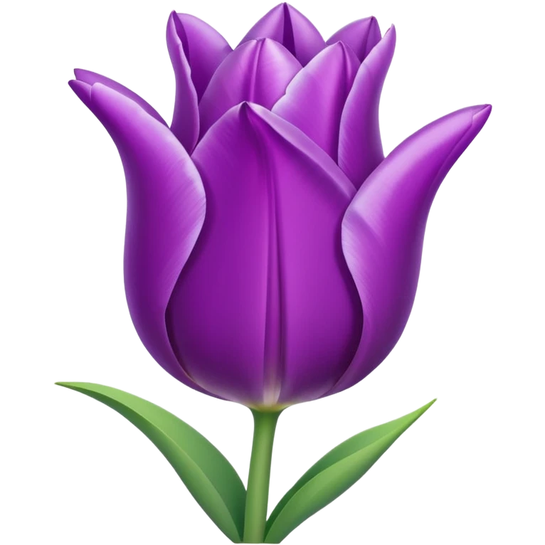 tulip purple emoji