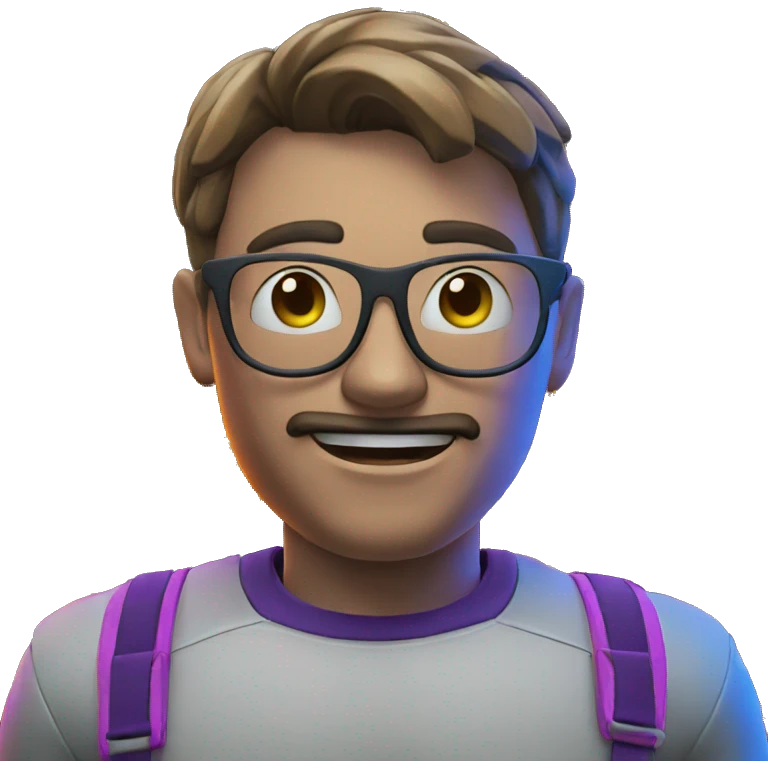 200 IQ in neon letters and numbers emoji