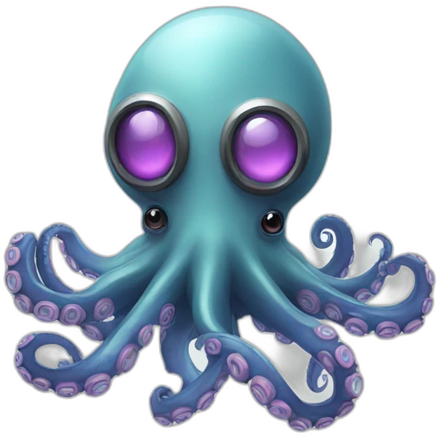 Robotic octopus emoji