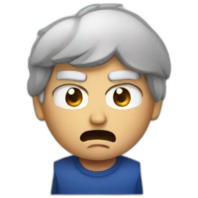 an angry man using Jira emoji