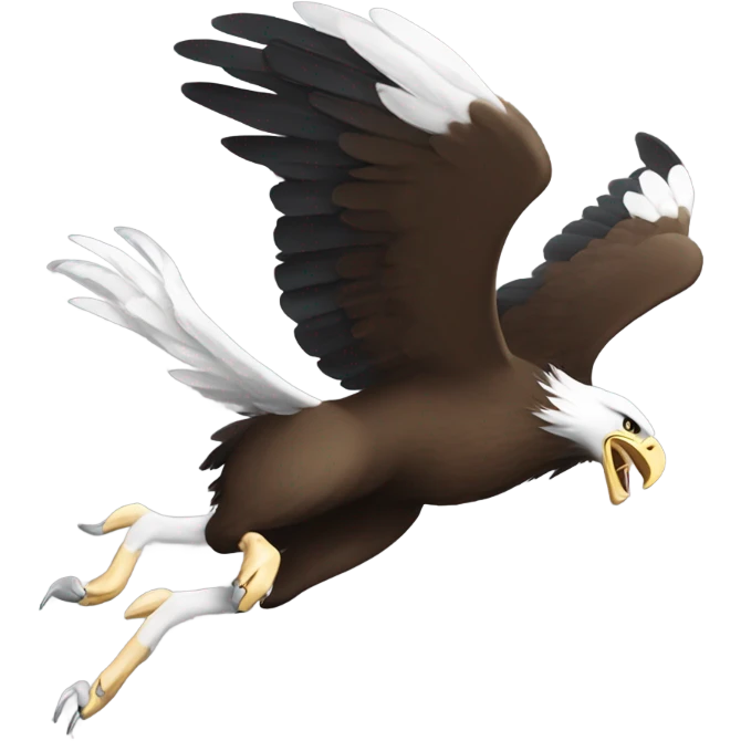 Eagle hunting ram emoji