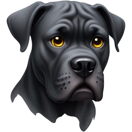 Scary cane corso  emoji