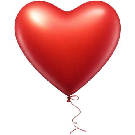 red Valentine’s Balloon  emoji
