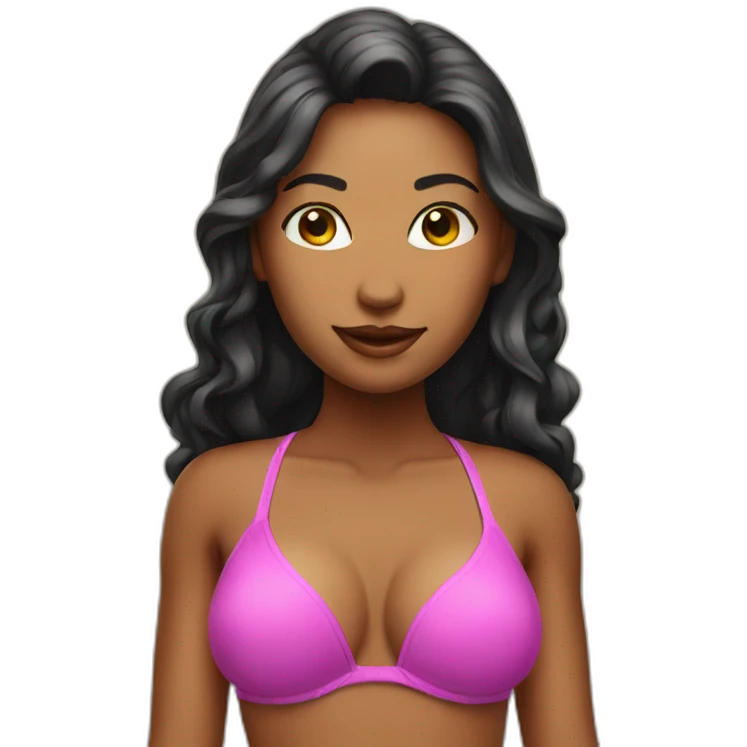 bikini girl emoji