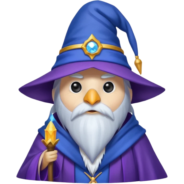 Penguin Wizard emoji