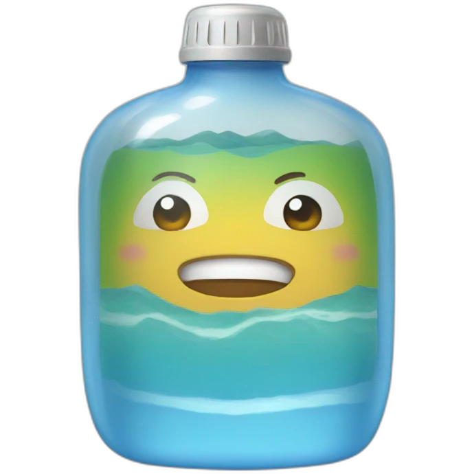 Water bottle emoji