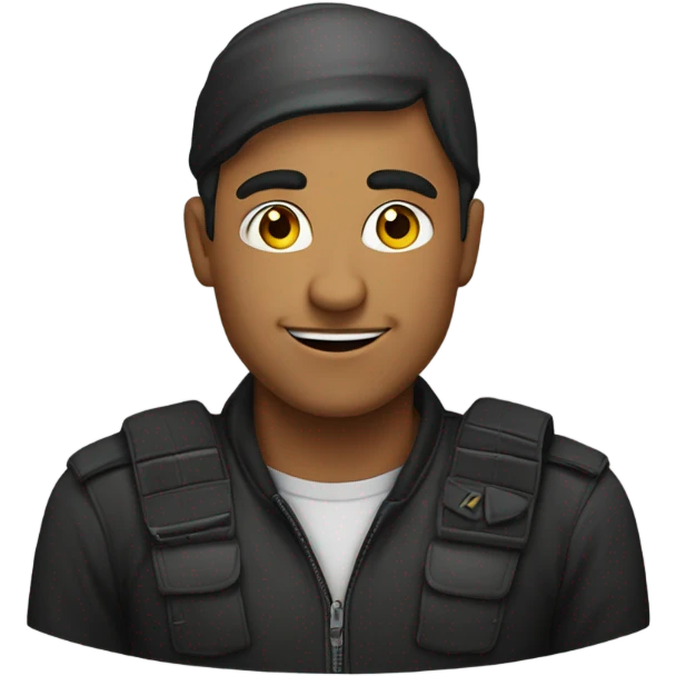 Siyah gözlük emojinin kep takması emoji