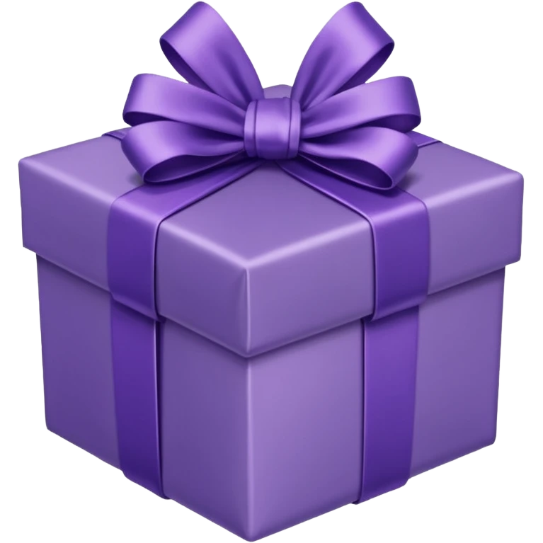 purple noel giftbox emoji