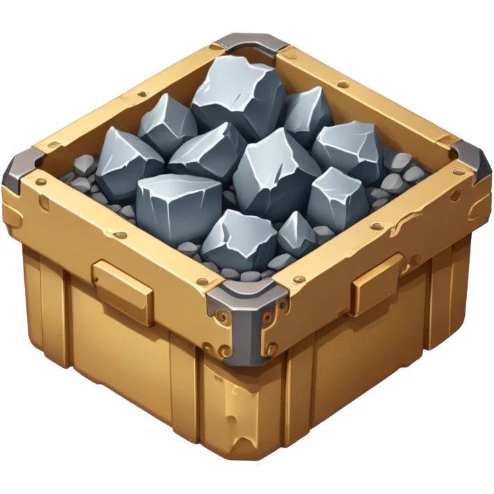 A box of rare earth ore emoji