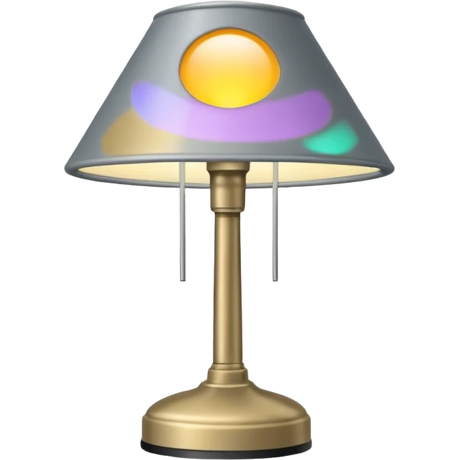 lamp in OS-style UI style emoji