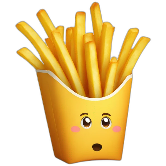 french fries emoji
