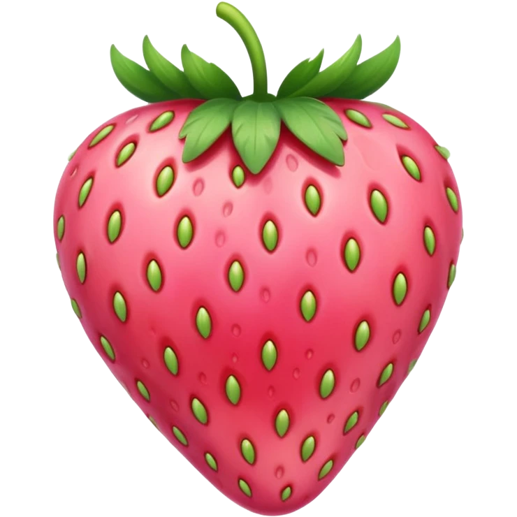 pink strawberry emoji