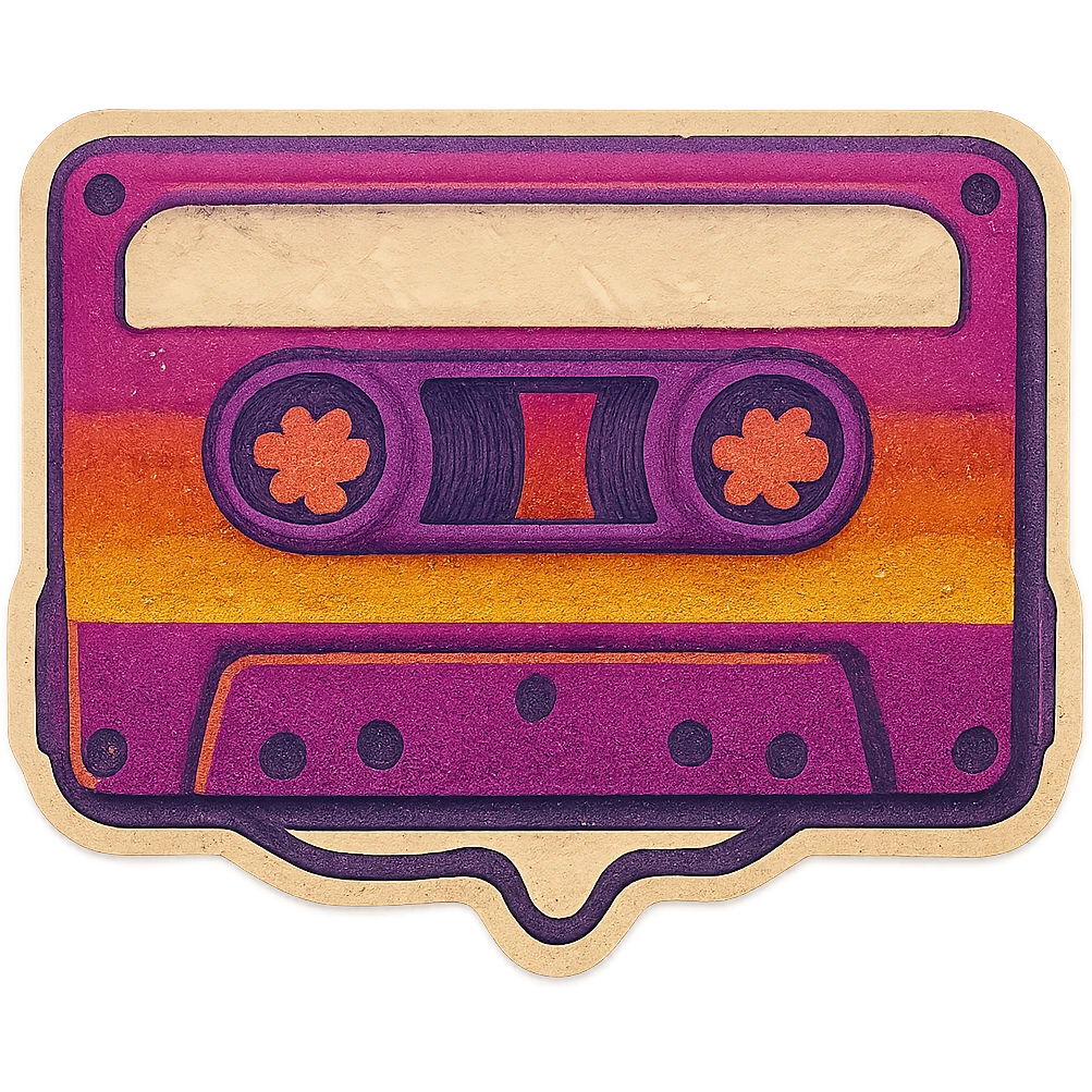a cassette tape emoji