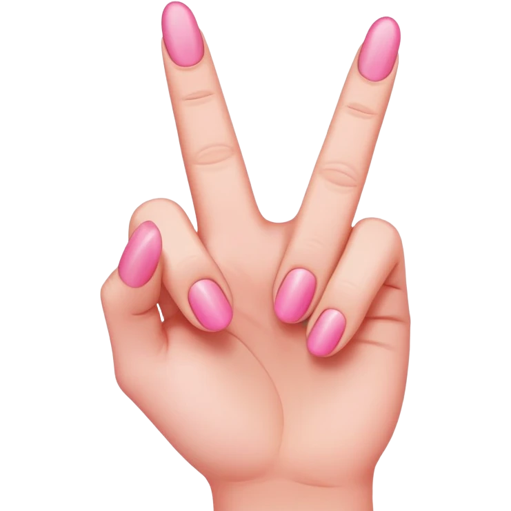 Pink middle finger  emoji