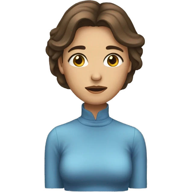 une femme qui pleure des coeur emoji