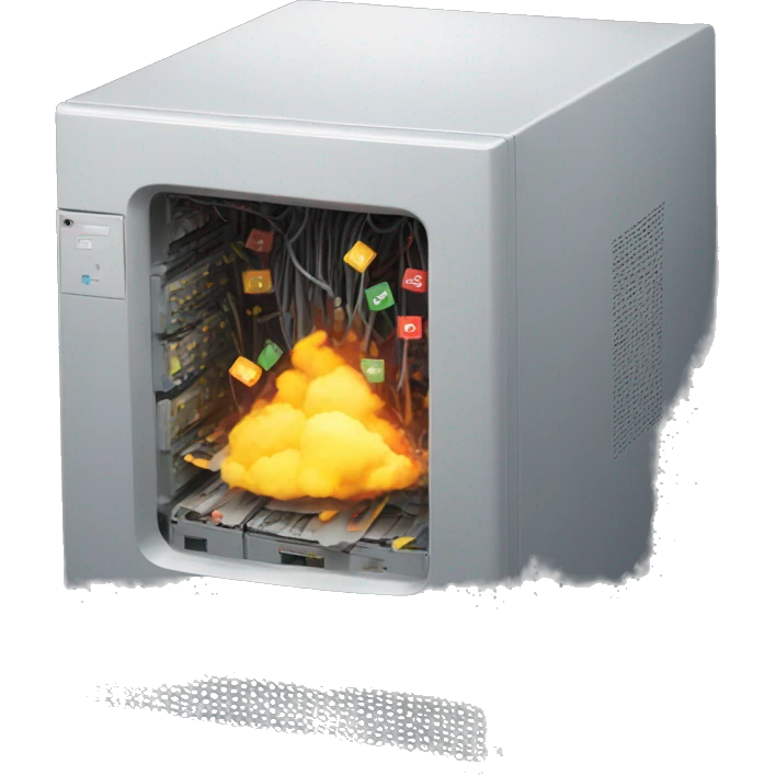 data server exploded emoji