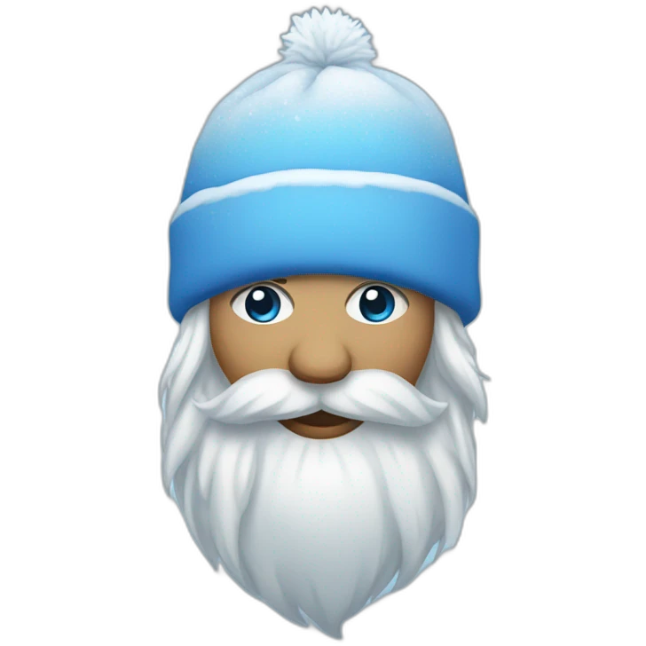 blue-winter-snow emoji
