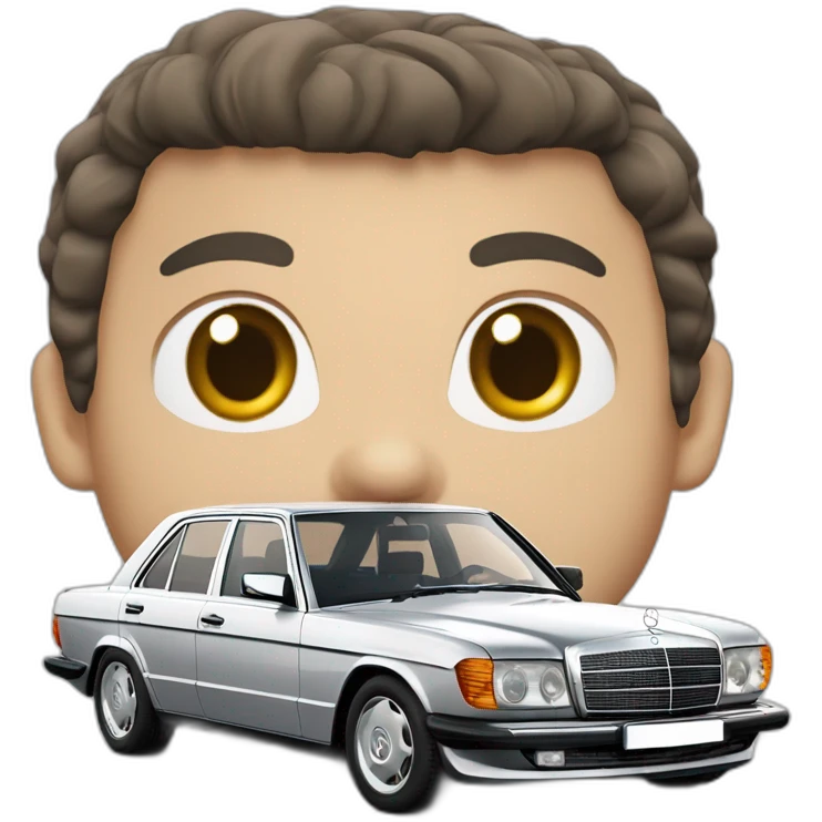 Mercedes SEL AMG 126 front side angle  emoji