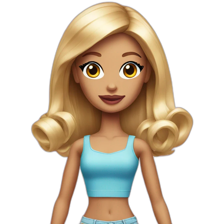 Weird Barbie emoji