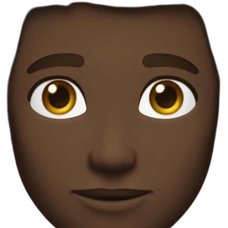 Men green eyes brown hair dark skin emoji