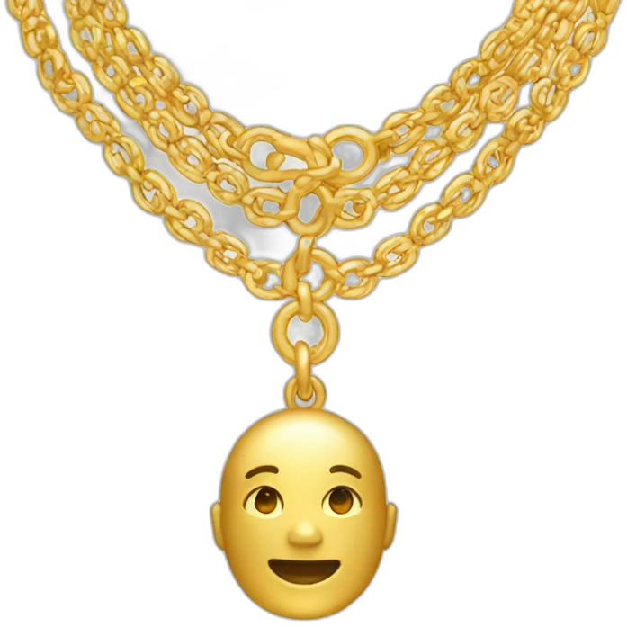 gold necklaces emoji